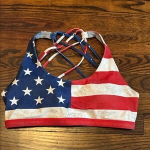 Born Primitive Stars and Stripes Sports Bra
